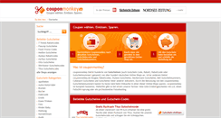 Desktop Screenshot of couponmonkey.de